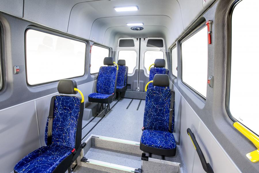 Интерьер VDL MidCity Mercedes-Benz Sprinter 319 CDI (Br.906) 2015 года  (фото 3 из 3)